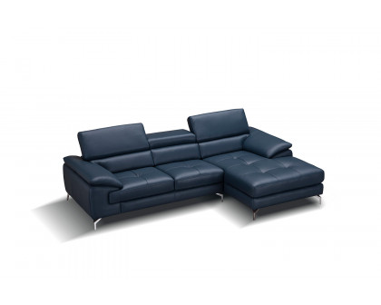 J&M - A973B Italian Leather Mini Sectional