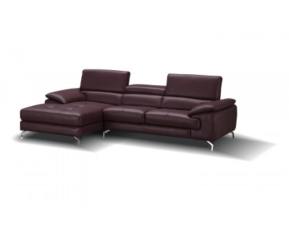 J&M - A973B Italian Leather Mini Sectional