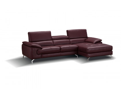 J&M - A973B Italian Leather Mini Sectional