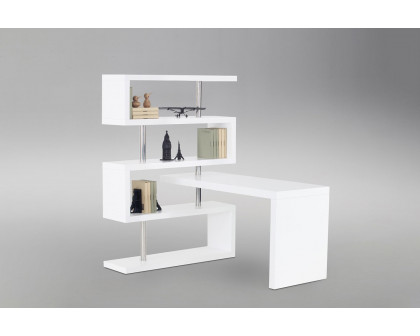 J&M Kd02 Modern Office Desk - White