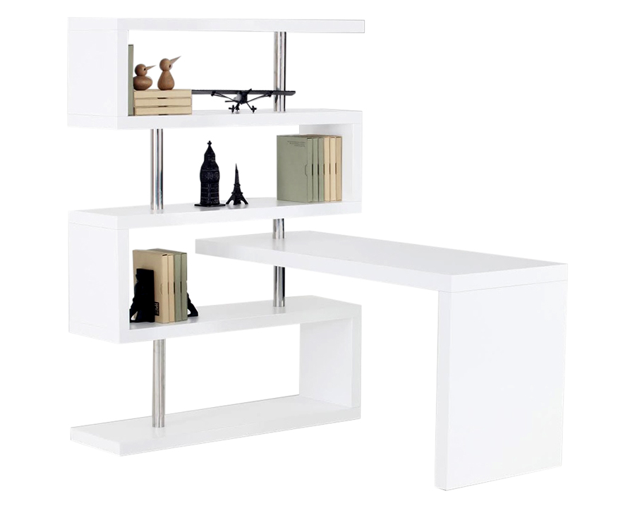 J&M - Kd02 Modern Office Desk in White