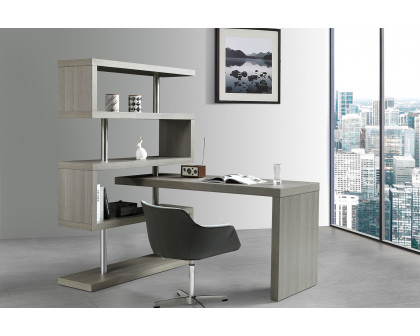 J&M - Lp Kd002 Office Desk in Matte Gray