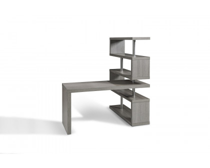 J&M - Lp Kd002 Office Desk in Matte Gray