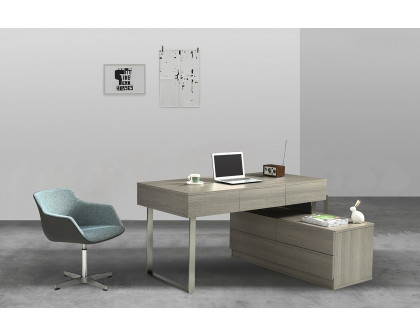 J&M Lp Kd12 Office Desk - Matte Gray