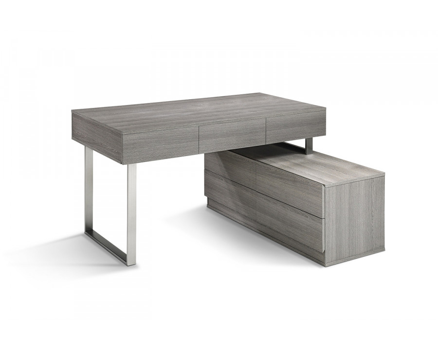 J&M Lp Kd12 Office Desk - Matte Gray