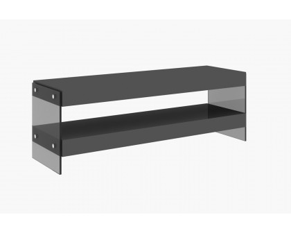 J&M Cloud Mini TV Base - Gray, High Gloss