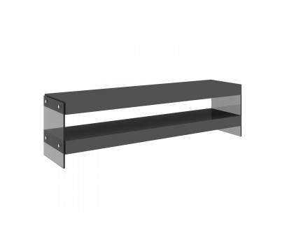 J&M Cloud TV Base - Gray, High Gloss