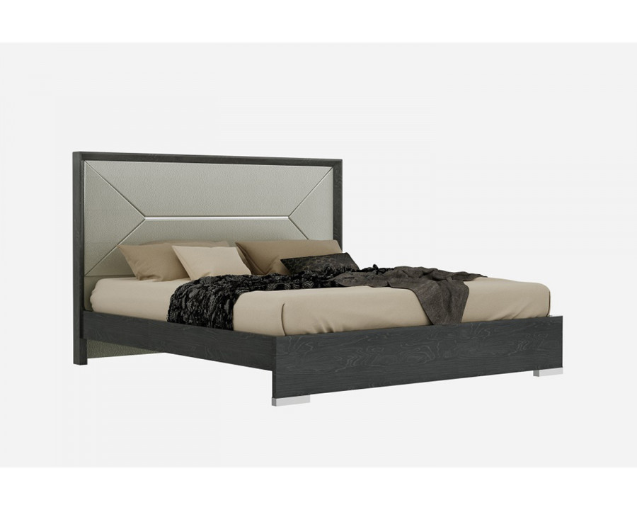 J&M Monte Leone King Size Bed - Gray