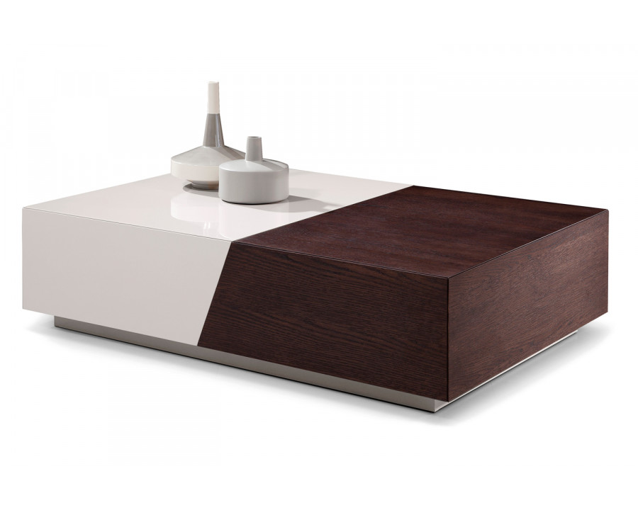 J&M - P567A Coffee Table in Walnut/Dark