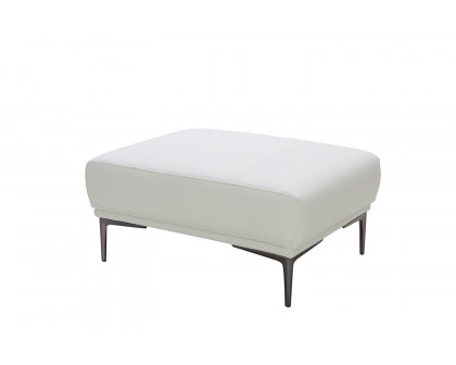 J&M - Davos Ottoman in White