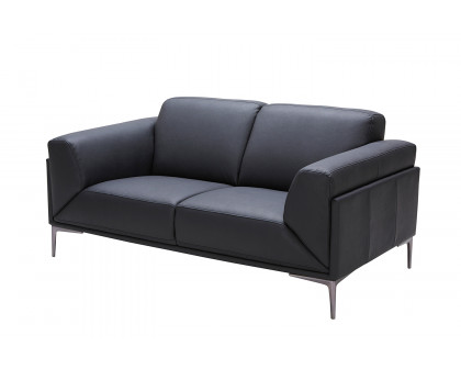 J&M - Knight Loveseat in Black