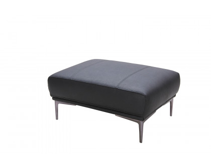 J&M - Knight Ottoman in Black