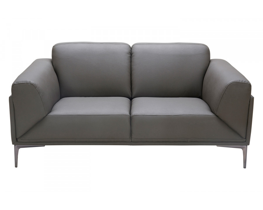 J&M - King Loveseat in Gray