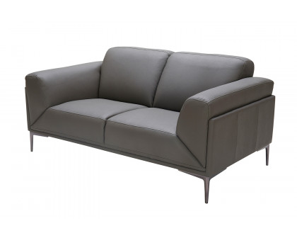 J&M - King Loveseat in Gray