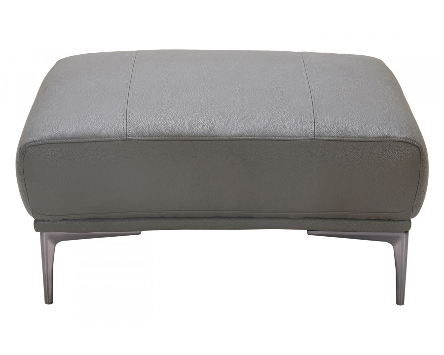 J&M - King Ottoman in Gray