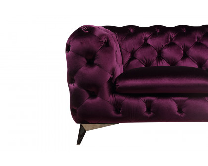 J&M Glitz Loveseat - Purple