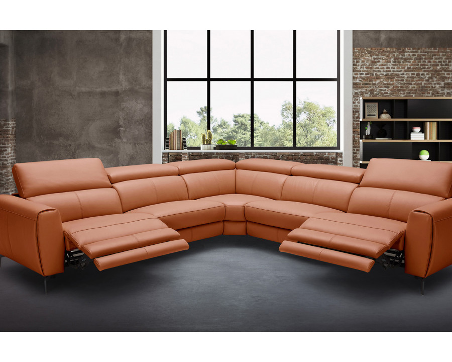 J&M - Lorenzo Sectional in Rust