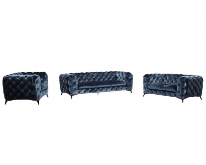 J&M Glitz Loveseat - Blue