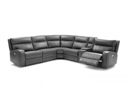 J&M Cozy Motion Sectional - Gray