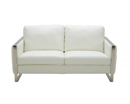 J&M Constantin Loveseat - White