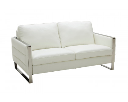 J&M Constantin Loveseat - White