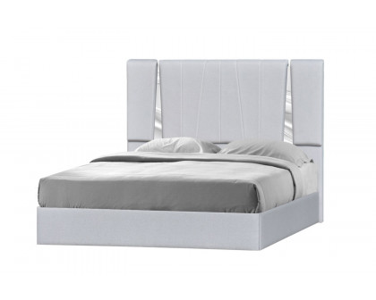 J&M Matisse King Bed - Silver Gray