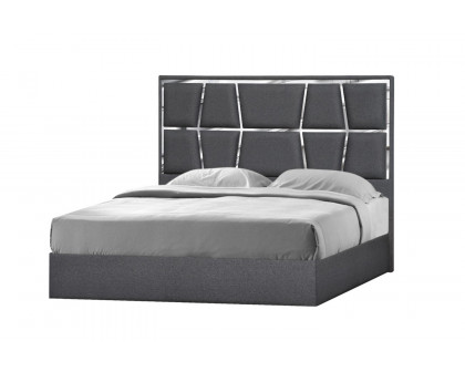 J&M Degas King Bed - Charcoal