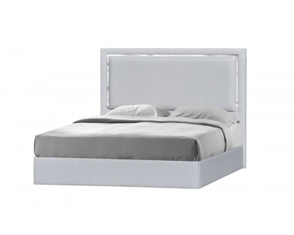 J&M Monet King Bed - Silver Gray