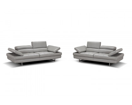 J&M - Aurora Loveseat in Gray