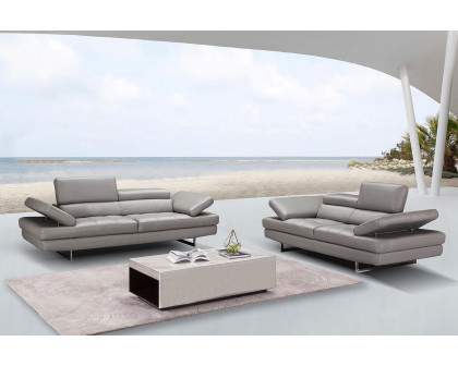 J&M - Aurora Loveseat in Gray