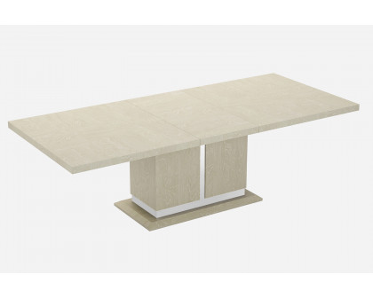 J&M™ Chiara Dining Table - Light Walnut