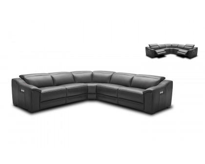 J&M Nova Motion Sectional - Dark Gray