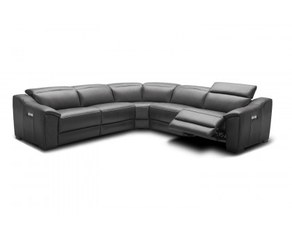 J&M Nova Motion Sectional - Dark Gray