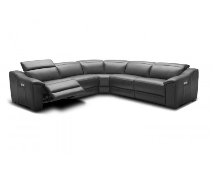 J&M Nova Motion Sectional - Dark Gray