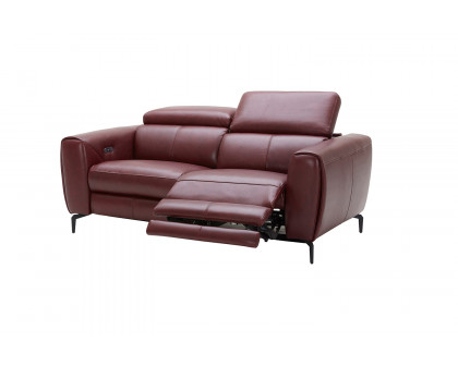 J&M Lorenzo Loveseat - Merlot