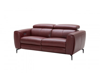 J&M Lorenzo Loveseat - Merlot