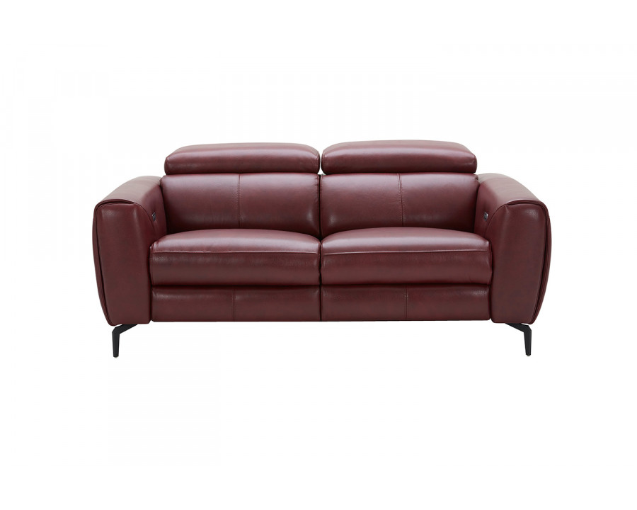 J&M Lorenzo Loveseat - Merlot