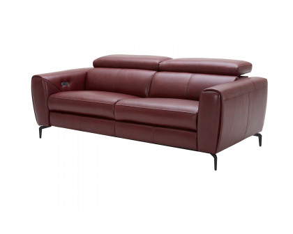 J&M Lorenzo Sofa - Merlot