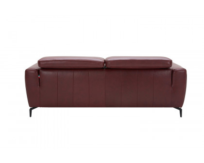 J&M Lorenzo Sofa - Merlot