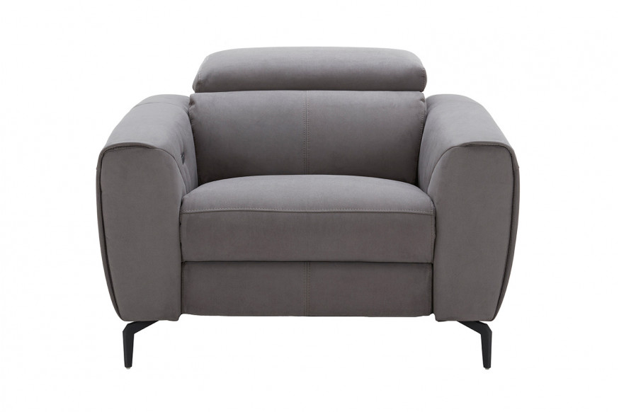 J&M™ Lorenzo Chair - Gray, Fabric