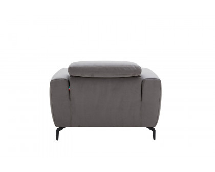 J&M™ Lorenzo Chair - Gray, Fabric