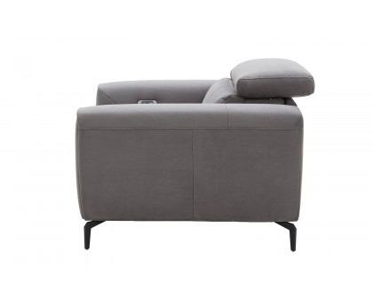 J&M™ Lorenzo Chair - Gray, Fabric