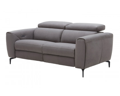 J&M Lorenzo Loveseat - Gray, Fabric