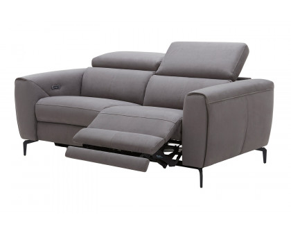 J&M Lorenzo Loveseat - Gray, Fabric