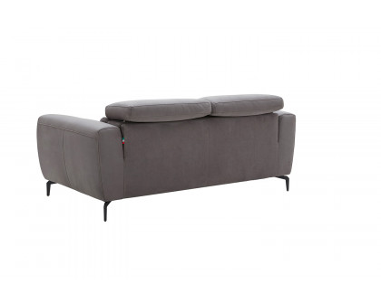 J&M Lorenzo Loveseat - Gray, Fabric