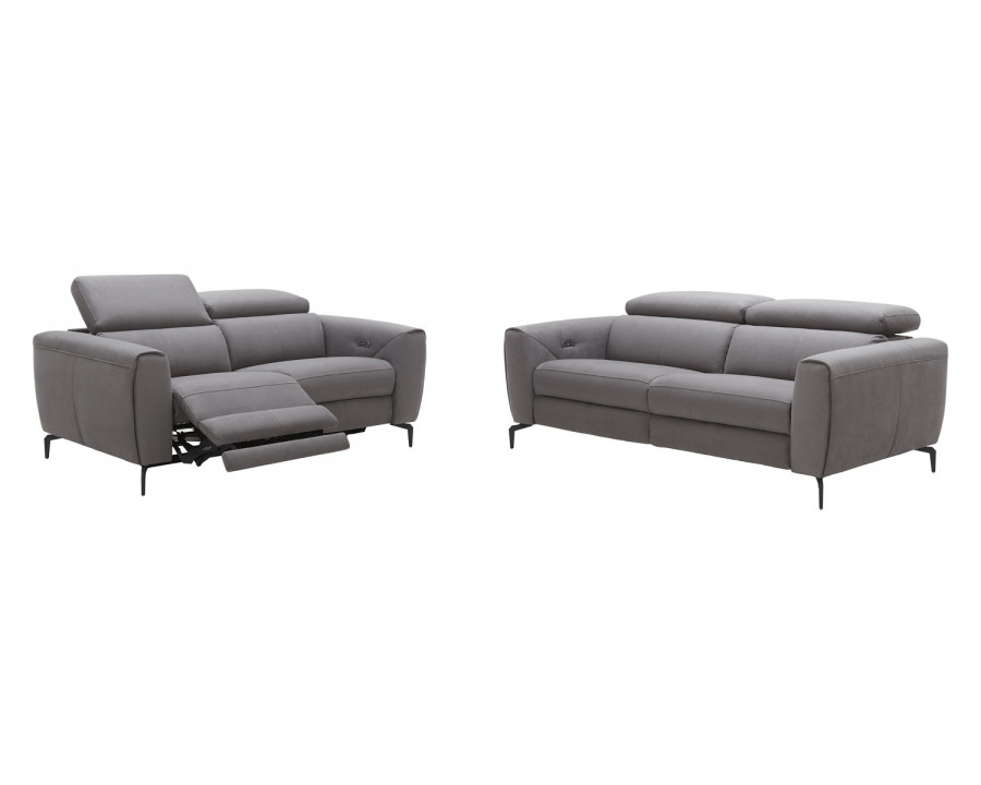 J&M Lorenzo Sofa - Gray, Fabric