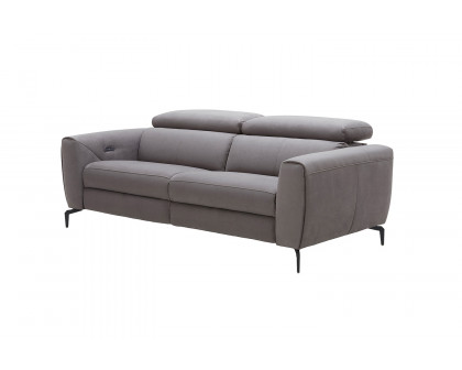 J&M Lorenzo Sofa - Gray, Fabric