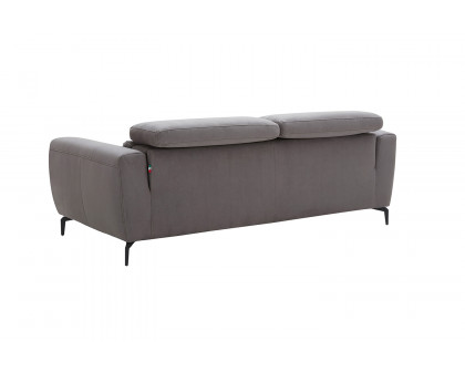 J&M Lorenzo Sofa - Gray, Fabric