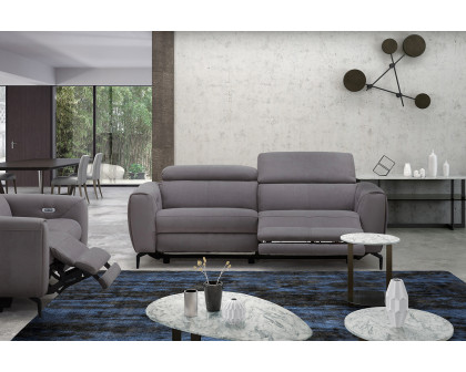 J&M Lorenzo Sofa - Gray, Fabric