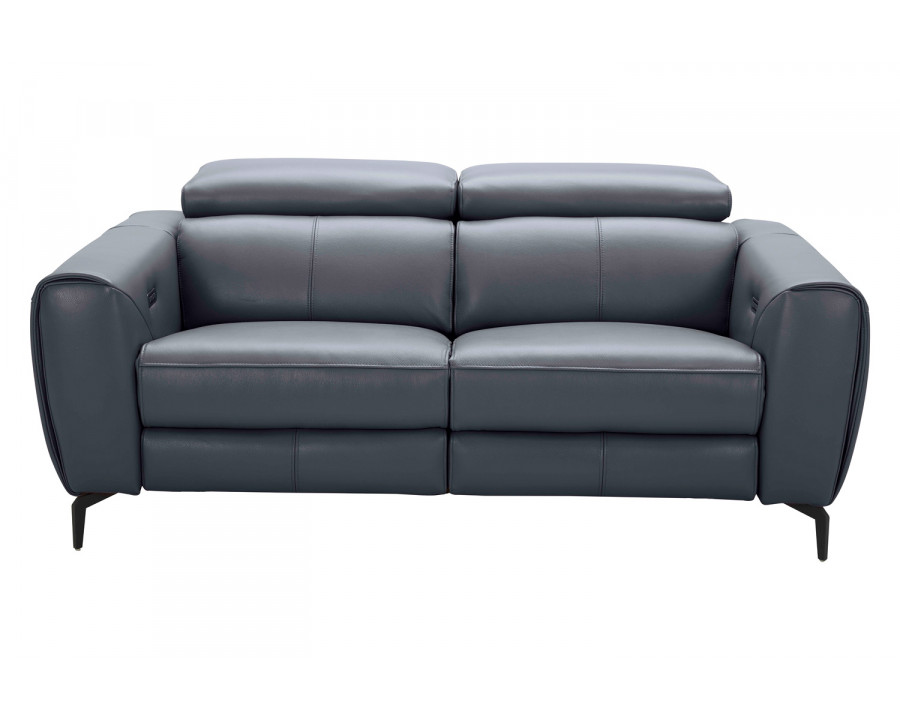 J&M Lorenzo Loveseat - Blue/Gray